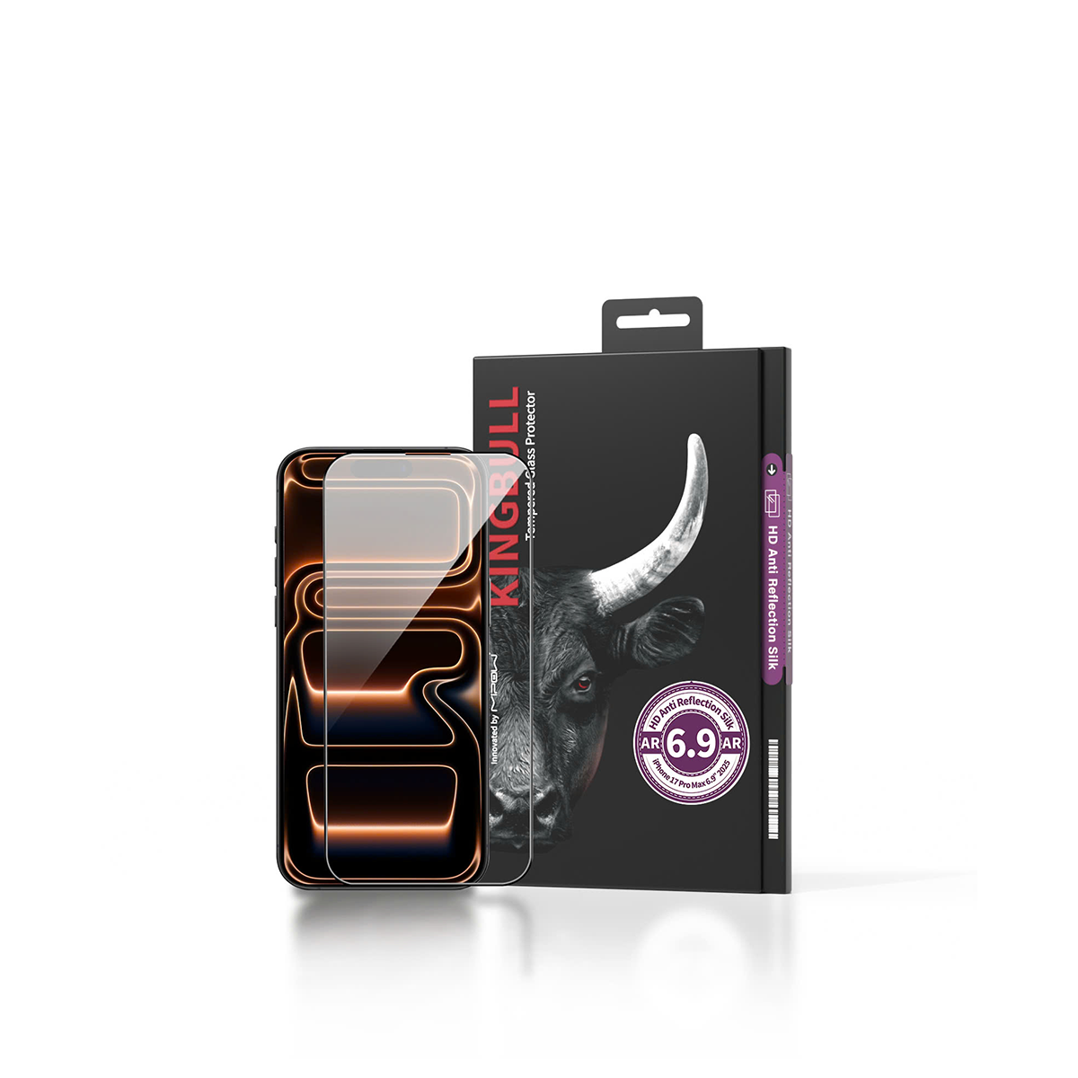 1.5_219e29394c224768bf0c798f5f1094b9_master Kính Cường Lực Chống Phản Quang Mipow Kingbull HD Anti-Reflection Silk iPhone 17 Series - Ảnh 1