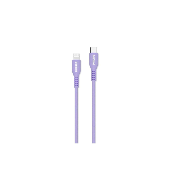 Cáp sạc Philips DLC8631P Type C to lightning cable, 1.2M