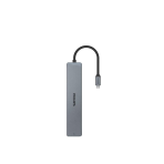 Hub Philips SWV6118G 8in1 USB-C to HDMI+USB+PD+RJ45+SD+TF - Ảnh 3