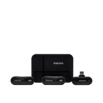 Bộ micro không dây cài áo Philips DLM9002C kết nối cổng USB-C (1 Receiver + 2 Mic) - Ảnh 2