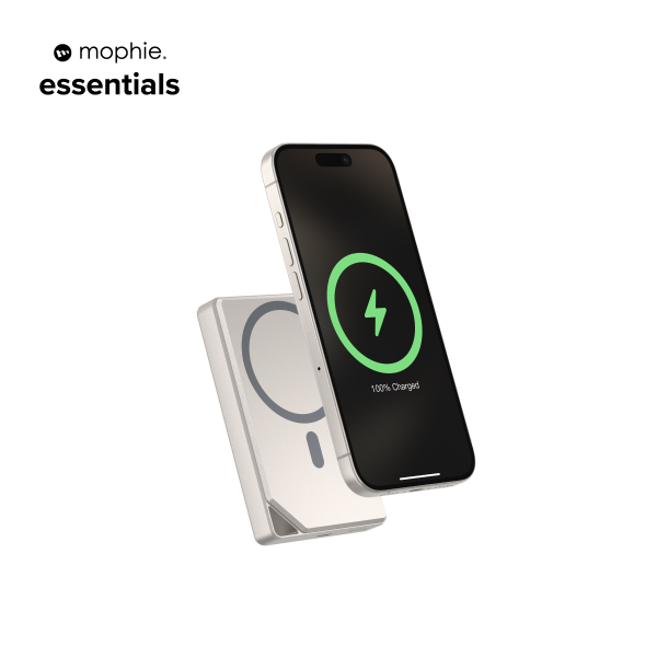 Sạc dự phòng mophie Essentials Snap+ 10,000mAh Metallic