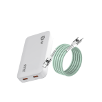 Combo Đầu sạc 9Fit Slim 65W 2C + Cáp từ tính C-C 1M - Ảnh 3