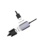 Cổng Chuyển HYPERDRIVE HDMI/VGA 4K60HZ 2 IN 1 HD-C2HV GRAY - Ảnh 3