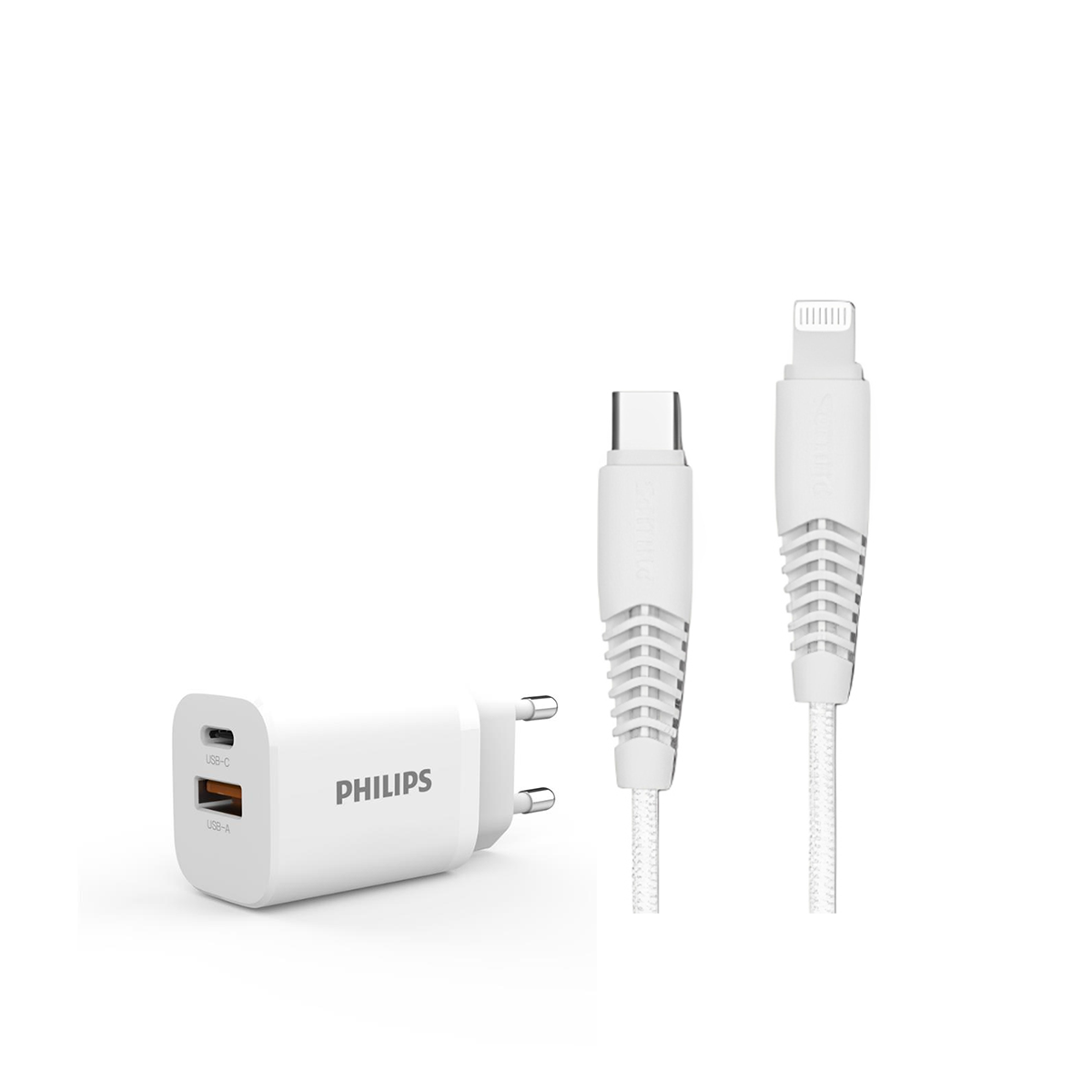 c-lightning_1995fc9a1d4c4f45b7c696aec5fdd921_master Combo Đầu Sạc Và Dây Sạc Philips C To C - Ảnh 1