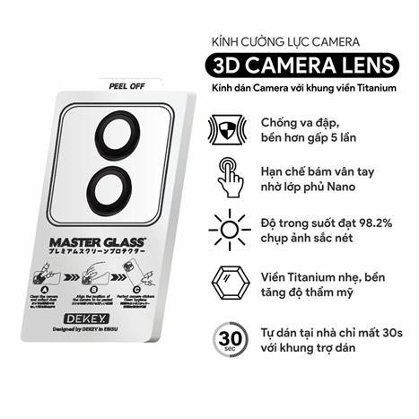 Cường lực Camera DEKEY cho iPhone 17 tiêu chuẩn