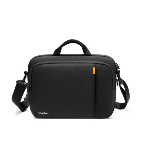 TÚI XÁCH / ĐEO CHÉO TOMTOC (USA) DEFENDER SHOULDER BAG MACBOOK/ULTRABOOK 13-14″ BLACK – A30D2D1