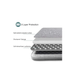 TÚI CHỐNG SỐC TOMTOC (USA) 360° PRPTECTIVE MACBOOK PRO 16″ GRAY A13-E01G - Ảnh 3