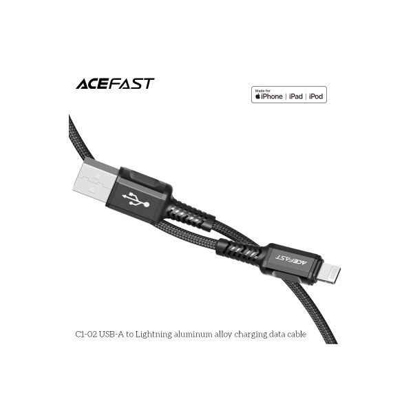 Cáp ACEFAST Lightning (1.2m) - C1-02